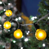 100 Foot G40 Outdoor Patio String Lights with 125 Yellow Globe Bulbs – Indoor Outdoor String Lights – Market Bistro | Lumora