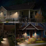 URPOWER Solar Lights Waterproof Solar Lights Outdoor 2-in-1 Adjustable Solar Spotlight Wall Light Auto On/Off | Lumora