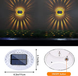 LYHOPE Solar Fence Lights Outdoor, IP65 Waterproof Solar Light for Outside, 12 Pack Deck Light for Backyard | Lumora