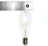 Hometown Evolution, Inc. Vintage Edison Outdoor String Lights (ST40 Clear - Black Wire, 25 ft) | Lumora
