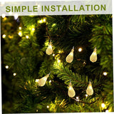 STOBAZA Wave Drop LED String Lights USB Indoor Outdoor Hanging Lights for Party Patio Holiday and Wedding Decor | Lumora