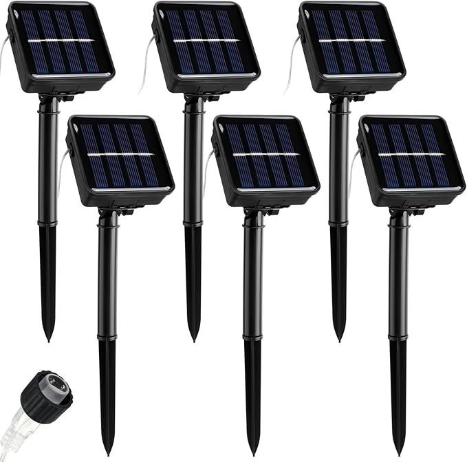 6 Set Replacement Solar Panel 1.2v 600ma Replacement Parts for Solar Lights with 6.56ft Power Cord Waterproof Solar | Lumora