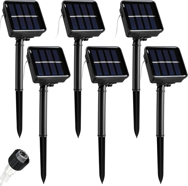 6 Set Replacement Solar Panel 1.2v 600ma Replacement Parts for Solar Lights with 6.56ft Power Cord Waterproof Solar | Lumora
