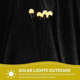 2pcs Solar Lights with 8 Flashing Modes, Warm White LED Solar Outdoor Path Lights for Garden Decor and Landscape | Lumora