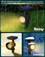 Solar Lights Outdoor, Solar Spot Lights Outdoor, 6 Pack IP44 Waterproof Solar Spotlights, Auto On/Off Solar Powered | Lumora