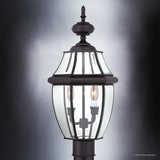 Urban Ambiance Luxury Colonial Outdoor Post Light, Large Size: 21" H x 11" W, with Tudor Style Elements, Versatile | Lumora