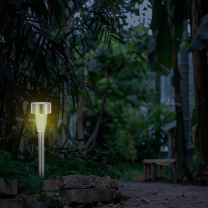 Solar Stake Light Outdoor Garden Path Light Warm White 937 Lumens Solar Courtyard Lamp Lawn Landscape Lighting for Yard Patio