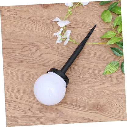 Alipis 4pcs Solar Lawn Lamp Warm Light Waterproof Garden Solar Ground Plug Courtyard Path Landscape Lighting for Outdoor Yard Decoration