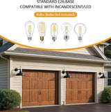 14" Outdoor Gooseneck Barn Lights - Durable Wall Mount Lights, Weatherproof and Rustproof, Rustic Farmhouse Style | Lumora