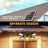 192Led Solar Powered Barn Light Solar Shed Light for Indoor and Outdoor 1000LM Dual Motion Sensor Solar Pendant | Lumora