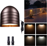 Low Voltage Deck Light - 12V LED Step Light Outdoor, 2700K/3000K/3500K/4000K/5000K Adjustable, IP65 Waterproof | Lumora