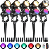 3W RGB Color Changing Landscape Lights Spotlight with Remote Control 3W 12V Landscape Lighting LED 16 Color | Lumora