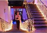LED Icicle String Lights, Christmas Icicle Lights 16.4FT 216 LEDs Window Curtain Starry Fairy Lights Plug in 8 | Lumora