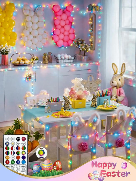 240LED Smart Color Changing Christmas Lights App Controlled, 95FT Waterproof RGB Twinkle String Light Music Sync Multiple Modes, Christmas Lights with Remote & Timer Indoor Outdoor Xmas Decorations