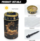 Golden Deer Pattern Garden Stake Light, Solar Light for Cemetery Grave,Solar Pathway Lights Outdoor Waterproof,Lawn | Lumora