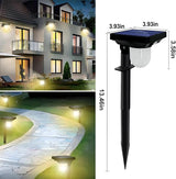 S NMT Solar Landscape Spotlight, 4 Pack IP65 Waterproof Outdoor Garden Solar Powered Pathway Light Motion Sensor | Lumora