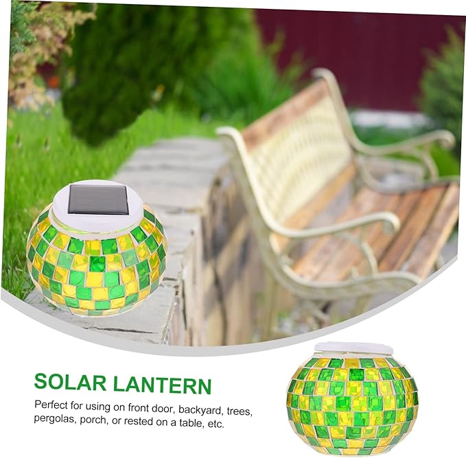 balacoo Solar Garden Lamp Outdoor Light for Garden Decor Easy Install Lifespan for Pathway Patio Decoration