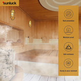 Sunluck Brass Bulkhead Light,Grid Oval Nautical Wall Light,Lampshade,Ceiling Mount Lighting,Sauna Light Waterproof | Lumora