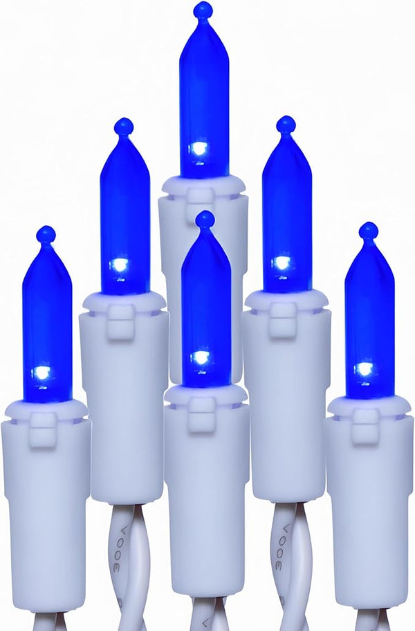 150 LED Blue Christmas Lights, UL Listed and Commercial Grade White Wire String Lights 50 FT, for Indoor and | Lumora