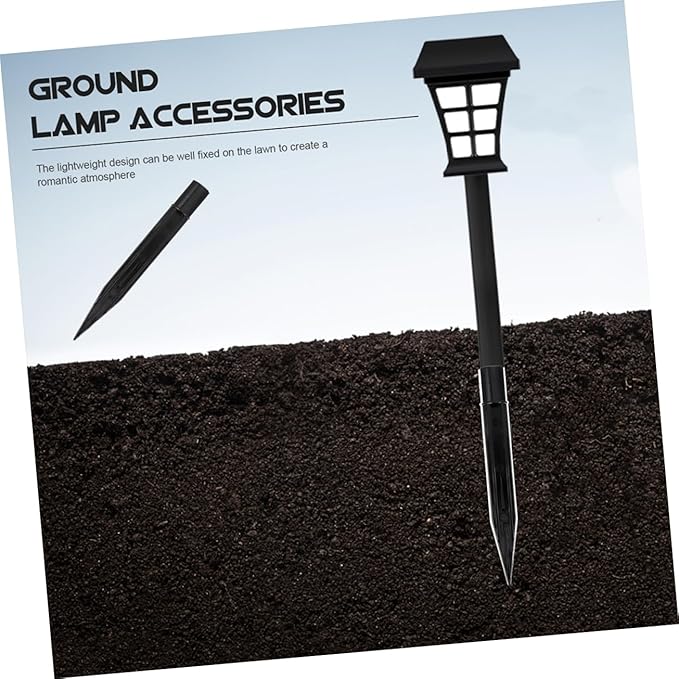 MERRYHAPY 30pcs Luminous Floor Lamp Led Ground Stakes Outdoor Solar Pathway Lights Replacement Stakes Plastic | Lumora