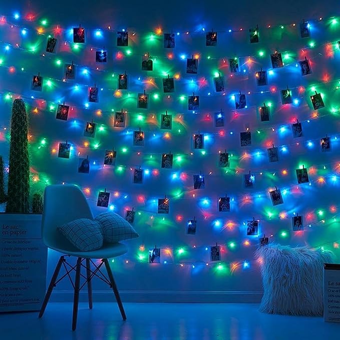 2 Pack Super-Long Solar String Lights Total 170Ft 480 LED 8 Modes Outdoor Waterproof Solar Powered Christmas Fairy Lights for Xmas Tree Garden Home Lawn Wedding Party Decor (Multi Color)