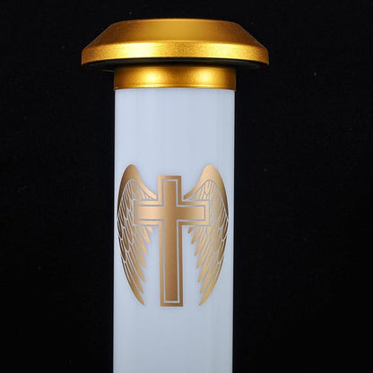 Solar Angels for Cemetery - Outdoor Garden Angel Solar Lights, Guardian Light (White)
