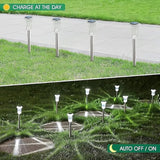 12 Pack Solar Pathway Lights Outdoor – Waterproof Warm White LED Landscape Lighting for Yard, Garden, Driveway | Lumora