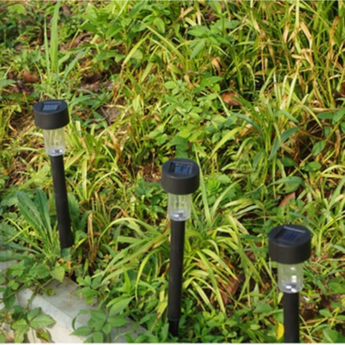 10pcs Blue LED Outdoor Plastics Garden Solar Powered Landscape Light Lamp | Lumora