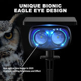 Solar Spot Lights Outdoor Waterproof IP68, 1000LM Super Bright LED Landscape Lighting with 9 Colors 3 Brightness | Lumora