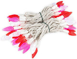 ‎‎‎Novelty Lights 24FT 70 LED C6 LED Valentine's Day String Lights, Outdoor Spring Commercial Grade String Lights | Lumora