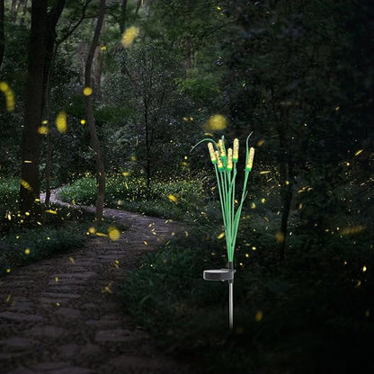 Gatuida Solar Garden Lights Decorative 6-Head Solar Powered Lawn Path Lights Outdoor Waterproof Landscape Lighting for Yard and Patio