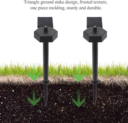 Solar Path Lights Outdoor Solar Lights Waterproof Garden Decoration Driveway Landscape Lighting Accessories for Yard and Lawn