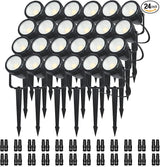 Low Voltage Safety Landscape Lights Outdoor: 7W 840LM LED Landscape Lighting with Connectors & Transformer for Tree | Lumora