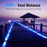 Quntis Solar Deck Lights Outdoor Waterproof 12 Pack Driveway Light, Solar Dock Lights IP65 LED Warning Step Light | Lumora