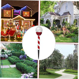 Solar Panel Lights Cracked Glass Effect Led Christmas Outdoor Garden Pathway Decorations | Lumora