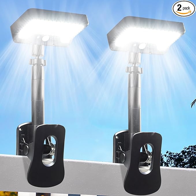 Clip On Solar Lights Outdoor, Motion Sensor Outdoor Lights, 92 LEDs 600LM Solar Fence Lights Outdoor | Lumora
