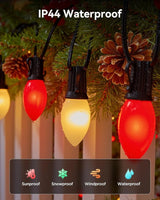 Brightown Commercial 500FT C9 Christmas Stringer Bulk Reel, C9 Light Sockets Set - Outdoor Security Flood Light | Lumora
