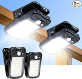 Clip on Solar Lights for Fence, 3 Modes Solar Motion Lights Outdoor Waterproof, 60LEDs 500LM Portable Security | Lumora