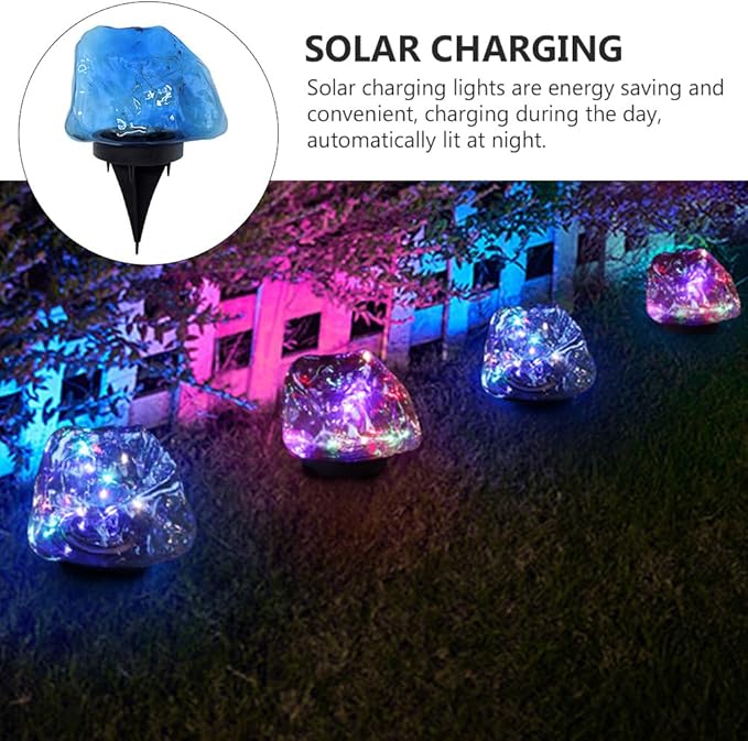 Gadpiparty 2 Pcs Solar Lamp Garden Buried Light Buried Light Ground Lamp Auto-on/Off - Outdoor Path Light | Lumora