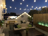 Brightech Bundle: 27 ft Solar String Lights, 1W Soft White + 30 ft Orb Plug in String Lights Warm White | Lumora