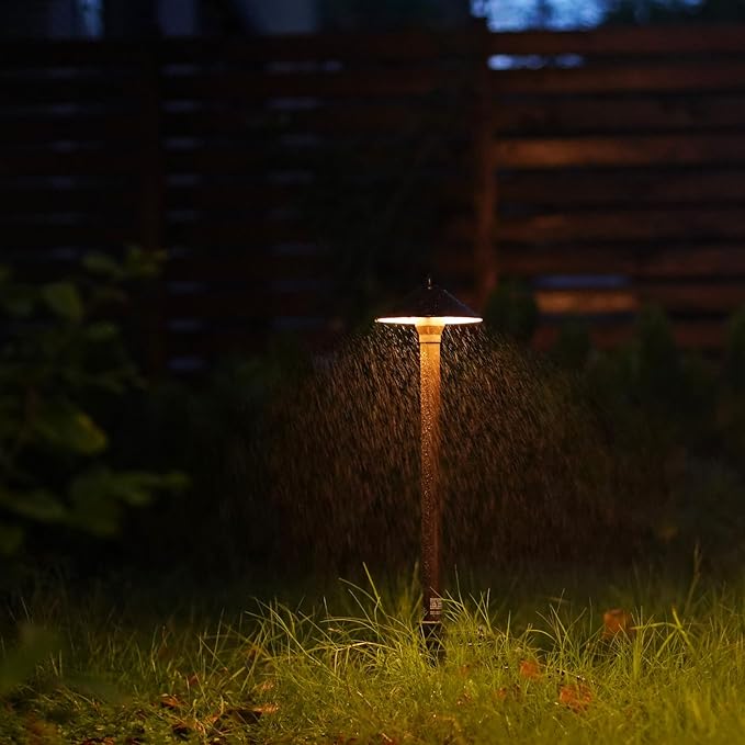 Pro Style Pathway Lights Outdoor Landscape Lighting Kit 8PK Low Voltage 10W Halogen 25 Lumen Walkway Lights 12V AC | Lumora