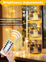 8 Pack Christmas Fairy Lights Battery Operated with Remote, Each 20FT 60LED Waterproof Twinkle Lights with Timer | Lumora