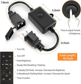 100FT A39 Outdoor String Light Bundle with Dimmer Plug for Patio Backyard Garden Decor | Lumora