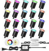 LED Recessed Deck Light Kits with Protecting Shell, LED Outdoor Landscape Lighting IP67 Waterproof, DC 12V Low | Lumora