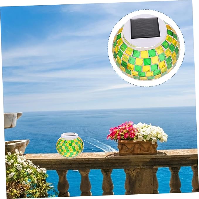 balacoo Solar Garden Lamp Outdoor Light for Garden Decor Easy Install Lifespan for Pathway Patio Decoration