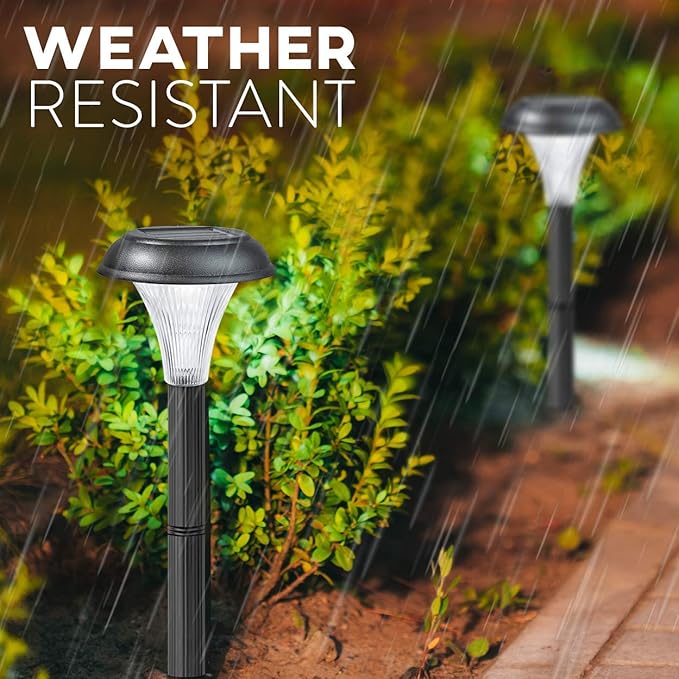 GardenBliss Best Solar Lights for Outdoor Pathway, 10 Brightest Light Set for Walkway, Patio, Path, Lawn, Garden | Lumora