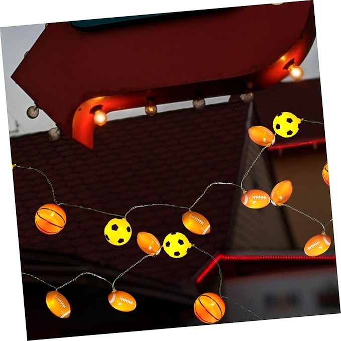 Led Sports String Light Lights Battery Operated Outdoor Decorative Lighting for Camping Parties and Sports Events for Atmosphere