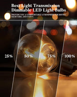 Lightdot 150FT Outdoor String Lights, LED Bistro String Lights with Shatterproof G40 Vintage Bulbs, 2200K Dimmable | Lumora