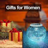 Aukora Color Changing Solar Powered Glass Ball Garden Lights, Table Lamps Waterproof Night Light for Patio, Bar | Lumora
