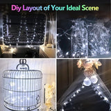 6 Pack 60LED Christmas Battery Operated Fairy Lights with Remote, 8 Modes String Lights with Timer, Dimmable | Lumora